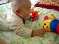 4 month old laughing baby