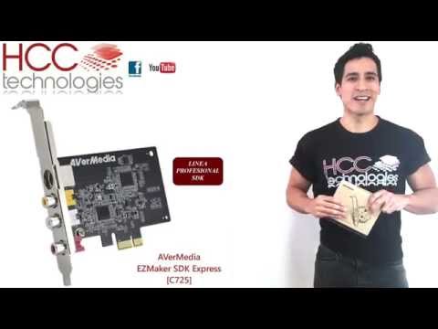 Captura y Streaming Profesional de Video Compuesto RCA - AVerMedia EZMaker SDK Express C725 Captura y Streaming Profesional de Video Compuesto RCA - AVerMedia EZMaker SDK Express C725