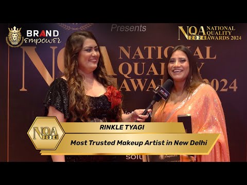 Rinkle Tyagi | Red Carpet Interview at National Quality Awards 2024 by Brand Empower