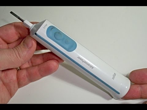 how to change oral b vitality battery