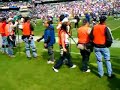 Oakland Raiders Taking the Field