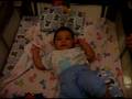 Isiah in bed