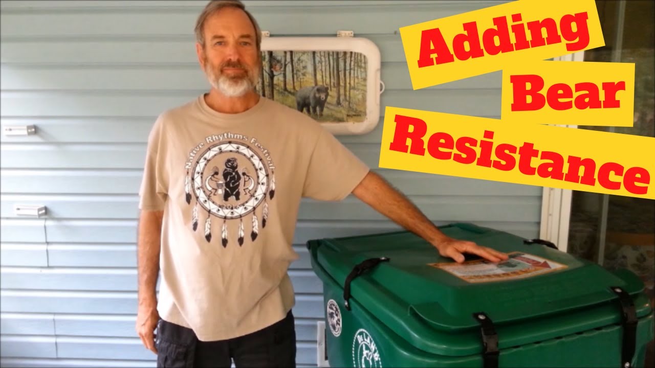 Adding resistance to most trash cans bear resistance