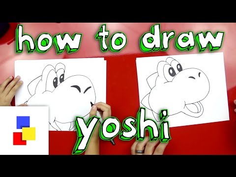 how to draw yoshi