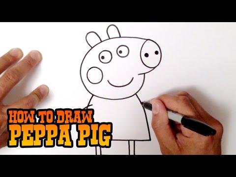 how to draw piglet