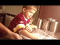 Rajko and Ilija making Slava kolac