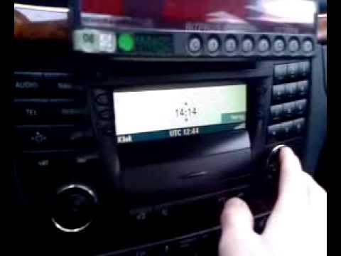 how to set clock on mercedes e-class