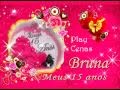 Menu do DVD Bruna - 15 anos