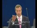 Nigel Farage poucza Sarko w sprawie Traktatu- polskie napisy