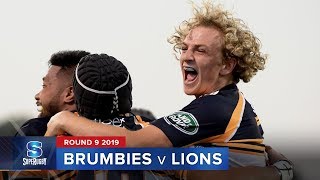 Brumbies v Lions Rd.9 2019 Super rugby video highlights | Super Rugby Video Highlights