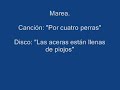 marea por cuatro perras