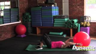 Stability Ball Abdominal Exercise - The Ball Pass