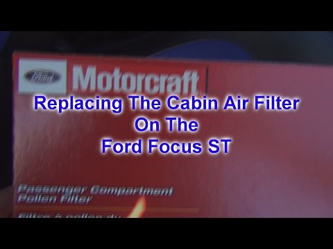 How To Replace Ford Focus ST Cabin Air Filter