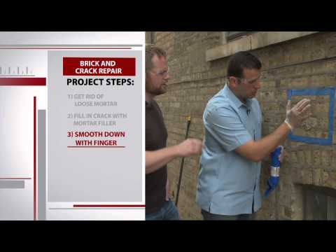 how to patch brick wall