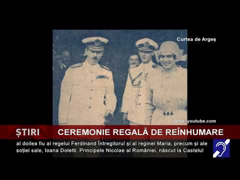 Ceremonie de reînhumare a principelui Nicolae