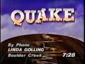 KGO-TV Earthquake Report with Sydnie Kohara