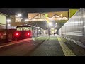 貨物街道に遠慮するウエストエクスプレス銀河！中庄駅で貨物列車に挟み撃ちにされる・・・