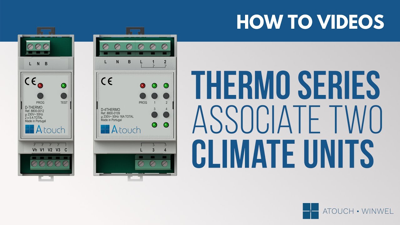 Como associar duas unidades de climatização