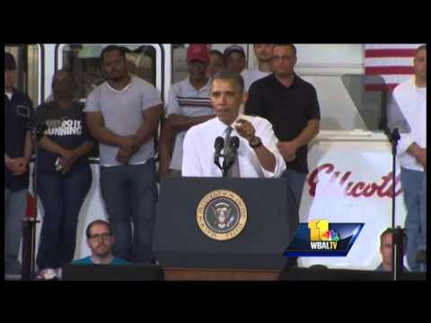 Barack - Part of his second Middle Class Jobs and Opportunity Tour, President Barack Obama was in Baltimore Friday.