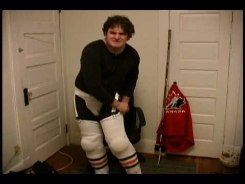 how to attach hockey socks