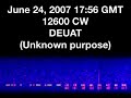 Numbers stations, beacons and other radio sounds