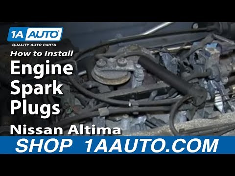 How To Install Remove Engine Spark Plugs Nissan Altima 2.4L