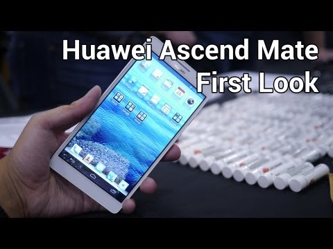 Huawei Ascend Mate First Look from CES 2013!