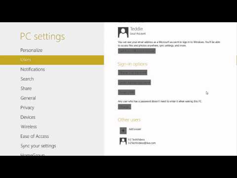 how to remove user password in windows 8