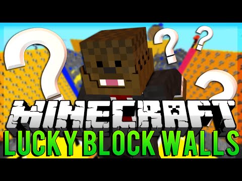 Minecraft: Lucky Block WALLS PVP! Modded Minigame #2