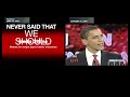 Obama's Biggest Lies