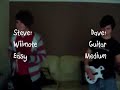 Guitar Hero 3 Wii Steve Vs Dave (Wiimote Vs Guitar)