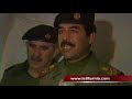 Saddam Hussein with his Army 1982 صـدام حسـين مع جيشـه عام