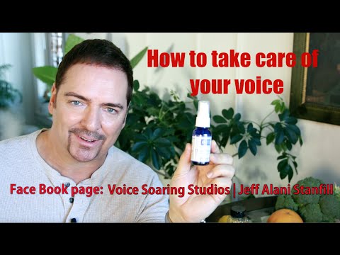 how to take care of your voice