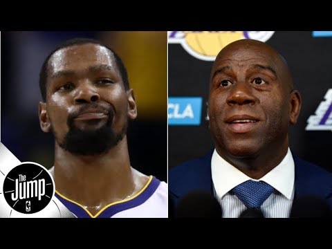 Video: Kevin Durant tweeted (and deleted) a response to Magic Johnson's First Take comments | The Jump