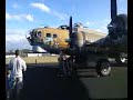 B-17 Flying Fortress Nine O Nine preping for takeoff B-17 Flying Fortress Nine O Nine preping for takeoff