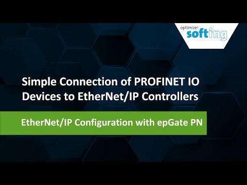 Ethernet IP to PROFINET Gateway - epGate PN