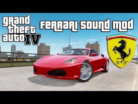 GTA IV – Ferrari Sound Mod (DOWNLOAD LINK)