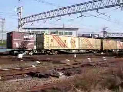 2008.01.10　石山駅にさしかかるＥＦ210貨物列車