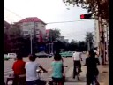 At the crossing