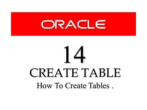 how to create table in sql