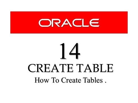 how to create table in sql