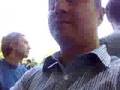 Waiting to get in to Techcrunch party