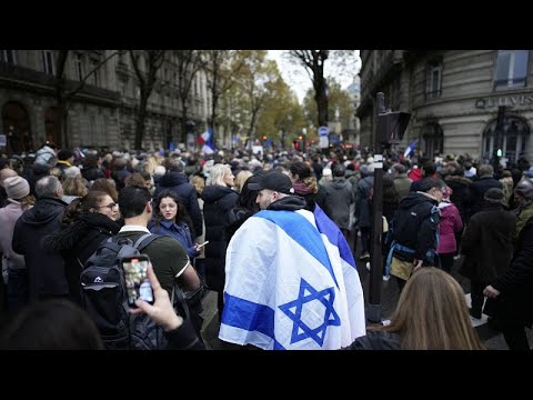 Frankreich: Tausende Menschen demonstrieren in verschiedenen Stdten gegen Antisemitismus