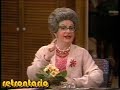 Aunt Agnes loses the phone. Sadly I couldn't find a clip of the opening/closing theme song we all know and love, but this showcases Heather Conkie's amazing transformation from the host of REPORT CANADA into Aunt Agnes Peabody. And those theme song lyrics, in full: Dear Aunt Agnes, remember You said you'd help me out if you could Well my job is taking me far away To leave the children just wouldn't be good If you would say you would come and stay You'd be the best aunt a girl ever had Dear ...