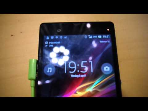 how to know if xperia z is fully charged