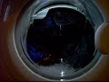 This is a large load of darks at the end of the main wash - the cool down cycle added additional water.
