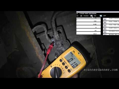 how to test evap vent solenoid