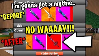 I Gave Him My Rarest Mythic Spider Knife Roblox Assassin