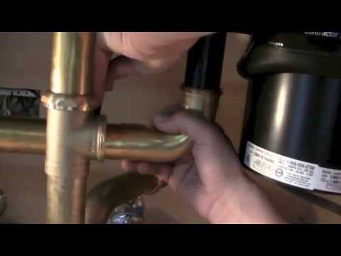 how to install plumbing for a kitchen sink