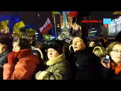 Majdan. Kyjev 13.XII.2013 večer